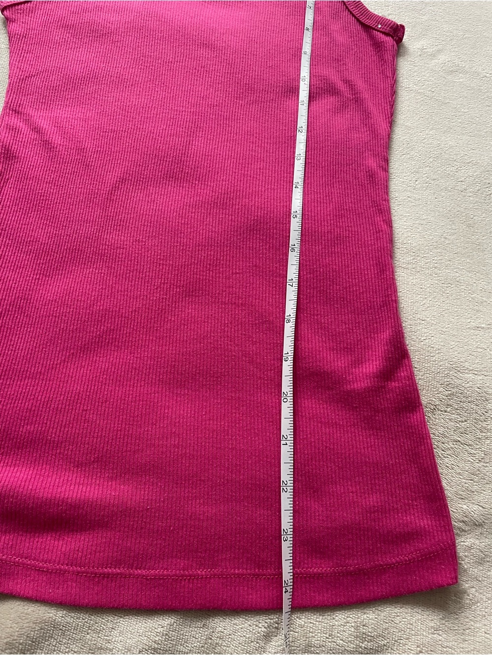 Hot Pink Rhinestone Tank Top - Picture 3 of 7